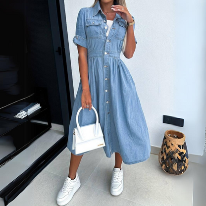 AS | Elegantní letní midi šaty ve stylu vintage