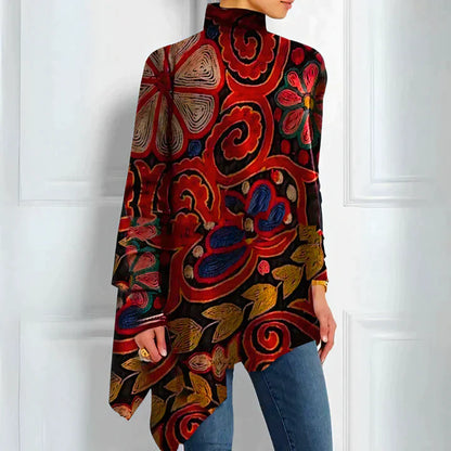 AS | Elegantní vzorovaný svetr ve vintage stylu