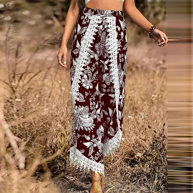 AS | Elegantní krajkové kalhoty