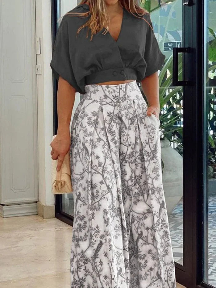 AS | Trendy volný top a široké kalhoty pro ženy