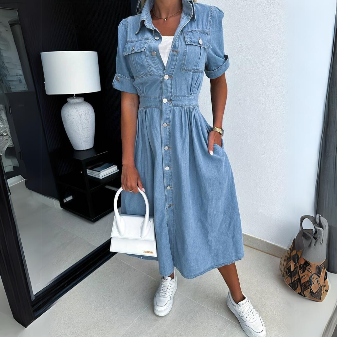 AS | Elegantní letní midi šaty ve stylu vintage