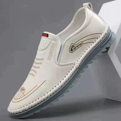 AS | Pánské ležérní kožené mokasíny Slip-On