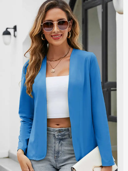 AS | ležérní sako s dlouhými rukávy, vpředu otevřené