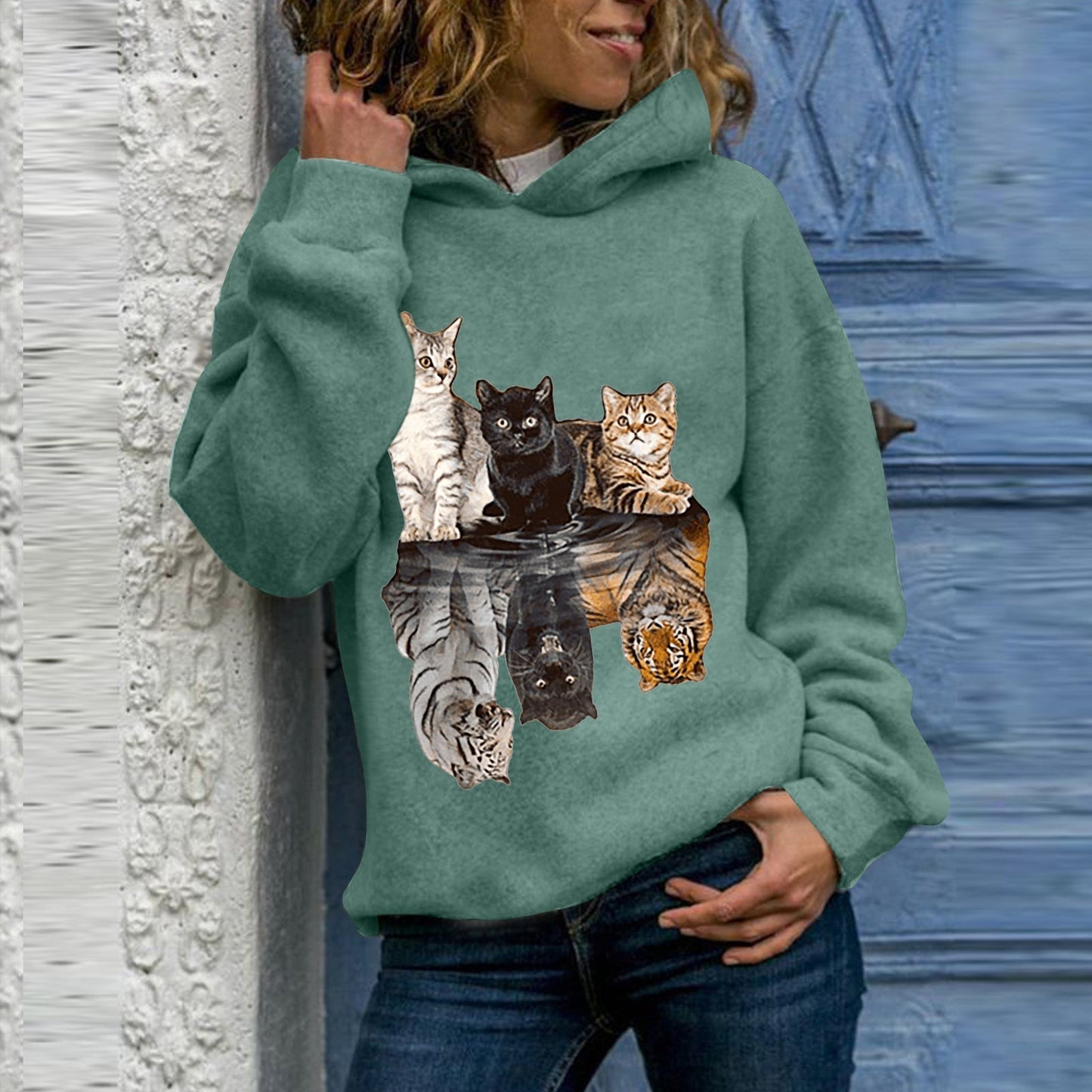 AS | Módní a minimalistická mikina s kapucí