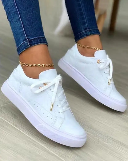 AS | Elegantní tenisky se zlatými detaily