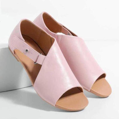 AS | Dámské sandály s přezkou Peep Toe Flats