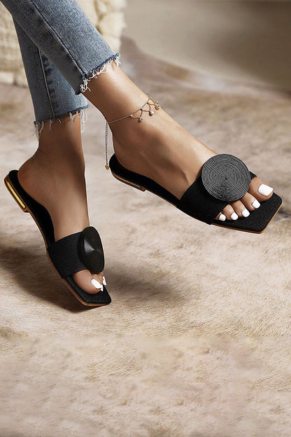 AS | letní styl plochých sandálů s otevřenou špičkou pro ženy