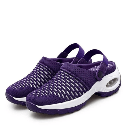 AS Dámské Air Cushion Platform Mesh Mules Sneaker Sandály