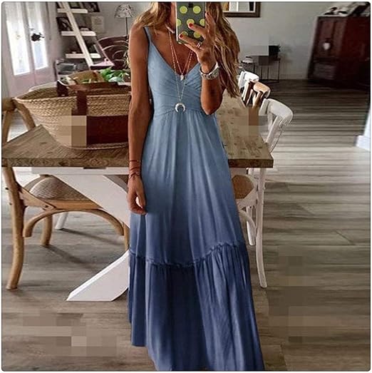 AS | Elegantní ležérní dlouhé letní šaty