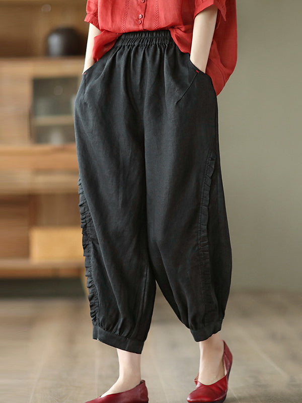 AS | Krátké harémové kalhoty s volánky