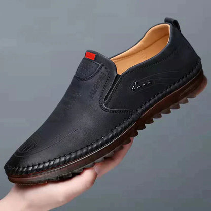 AS | Pánské ležérní kožené mokasíny Slip-On