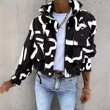 AS | Moderní dámská bunda se stahovací šňůrkou