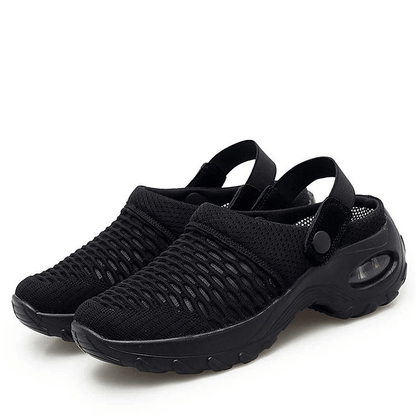 AS Dámské Air Cushion Platform Mesh Mules Sneaker Sandály