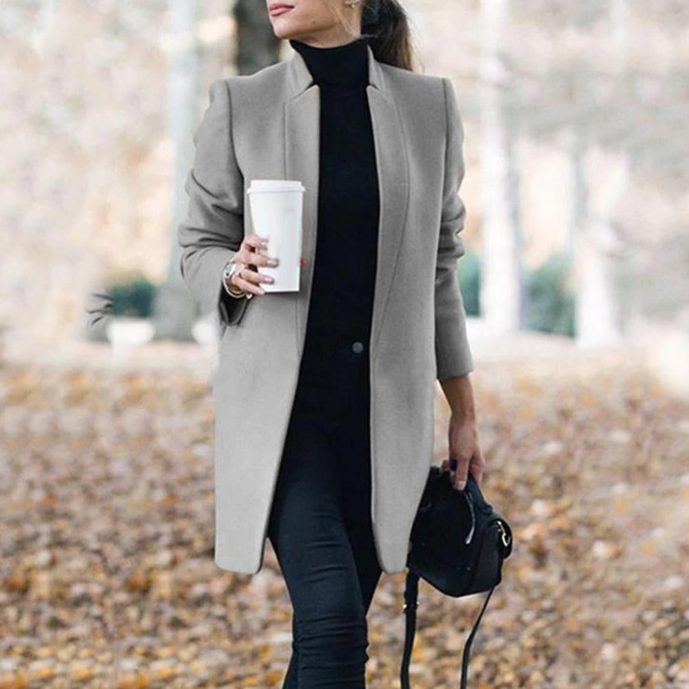 AS | Elegantní krátký dámský kabát pro volný čas a podnikání