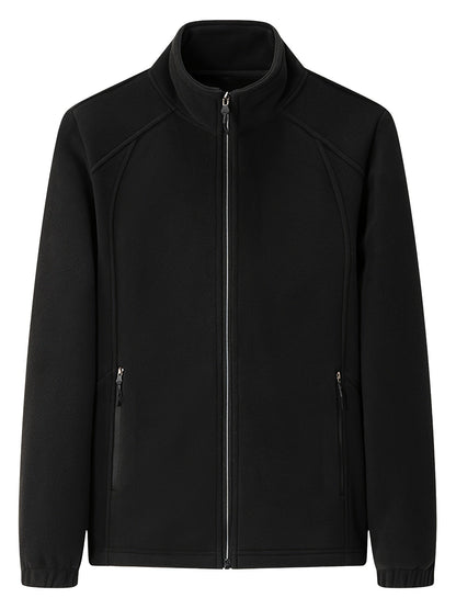 AS | Plyšová dámská outdoorová bunda se stojáčkem a dlouhými rukávy