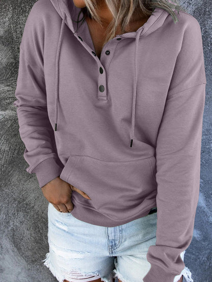 AS | Ležérní a uvolněná zimní mikina s kapucí