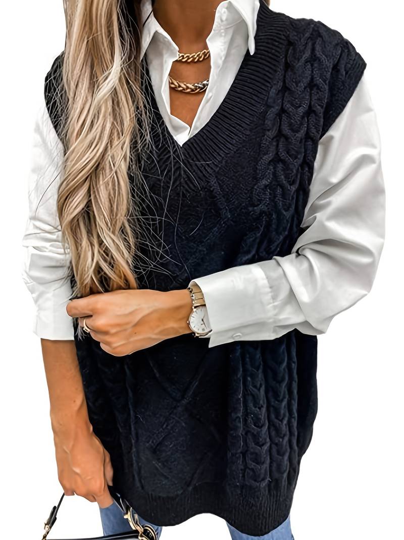 AB | Elegantní a uvolněný zimní svetr