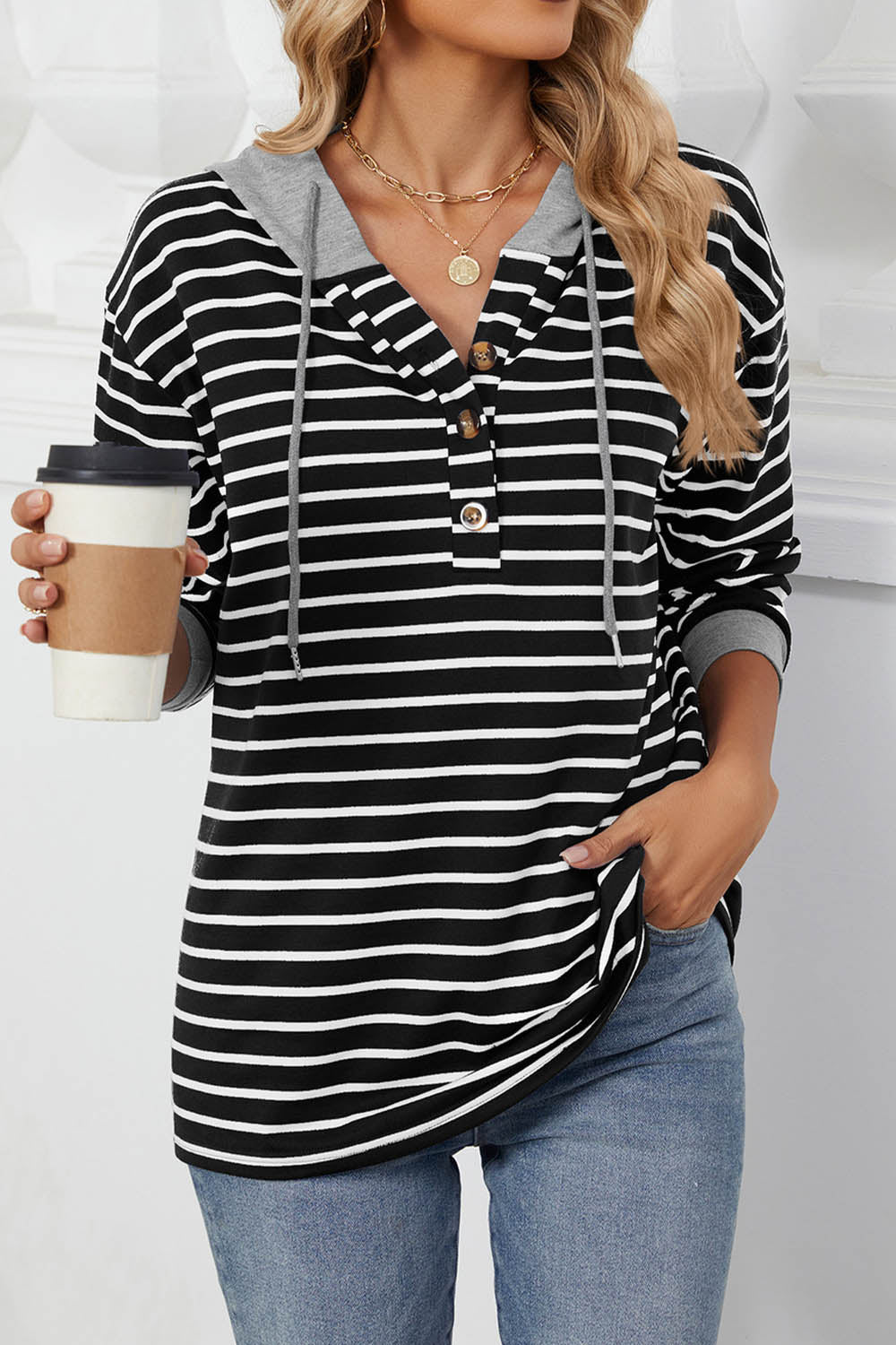 AS | Nadčasová a stylová mikina s kapucí