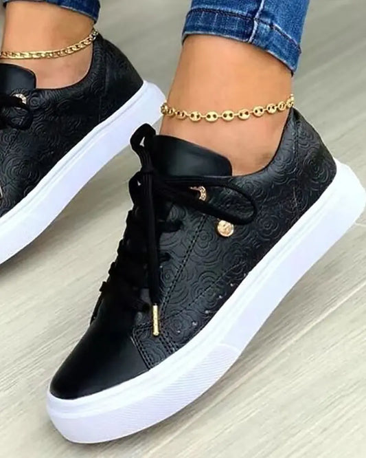 AS | Elegantní tenisky se zlatými detaily