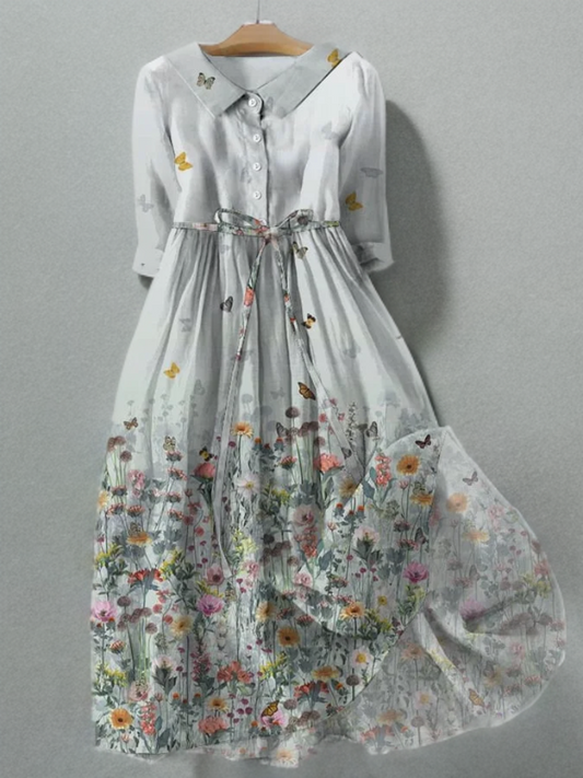 AS | Kapesní šaty s květinami ve vintage stylu