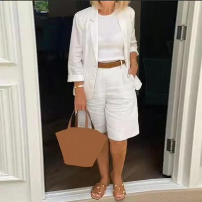 AS | Luxusní dámská souprava bundy a šortek