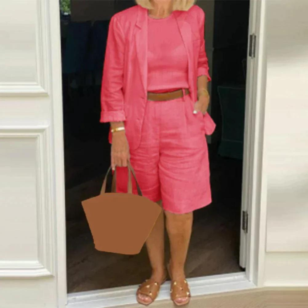 AS | Luxusní dámská souprava bundy a šortek