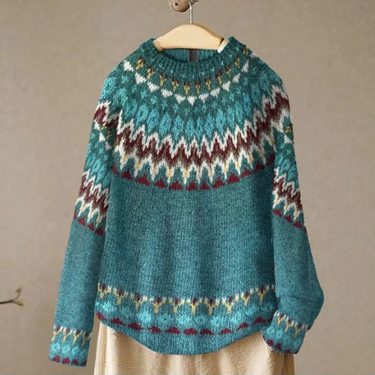 AS | Stylový svetr s vintage vzorem