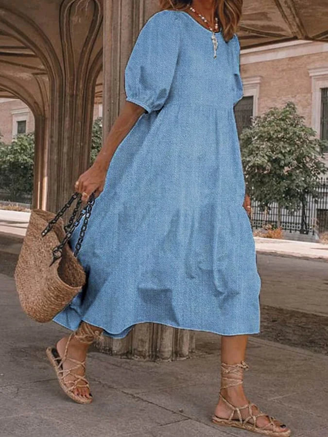 AS | Džínové šaty Ava: ležérní elegance