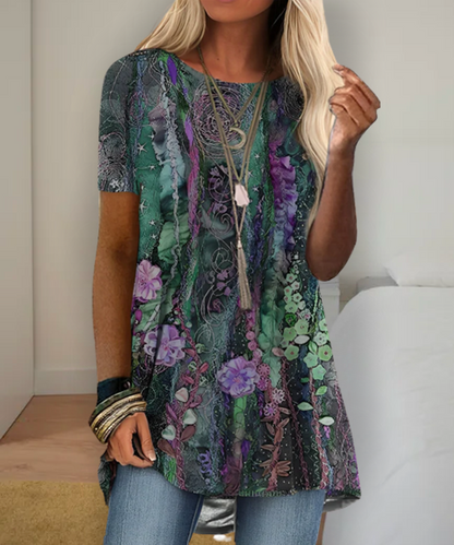 AS | Košile s potiskem inspirovaným boho stylem