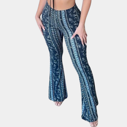 AS | Dámské rozšířené kalhoty v boho stylu
