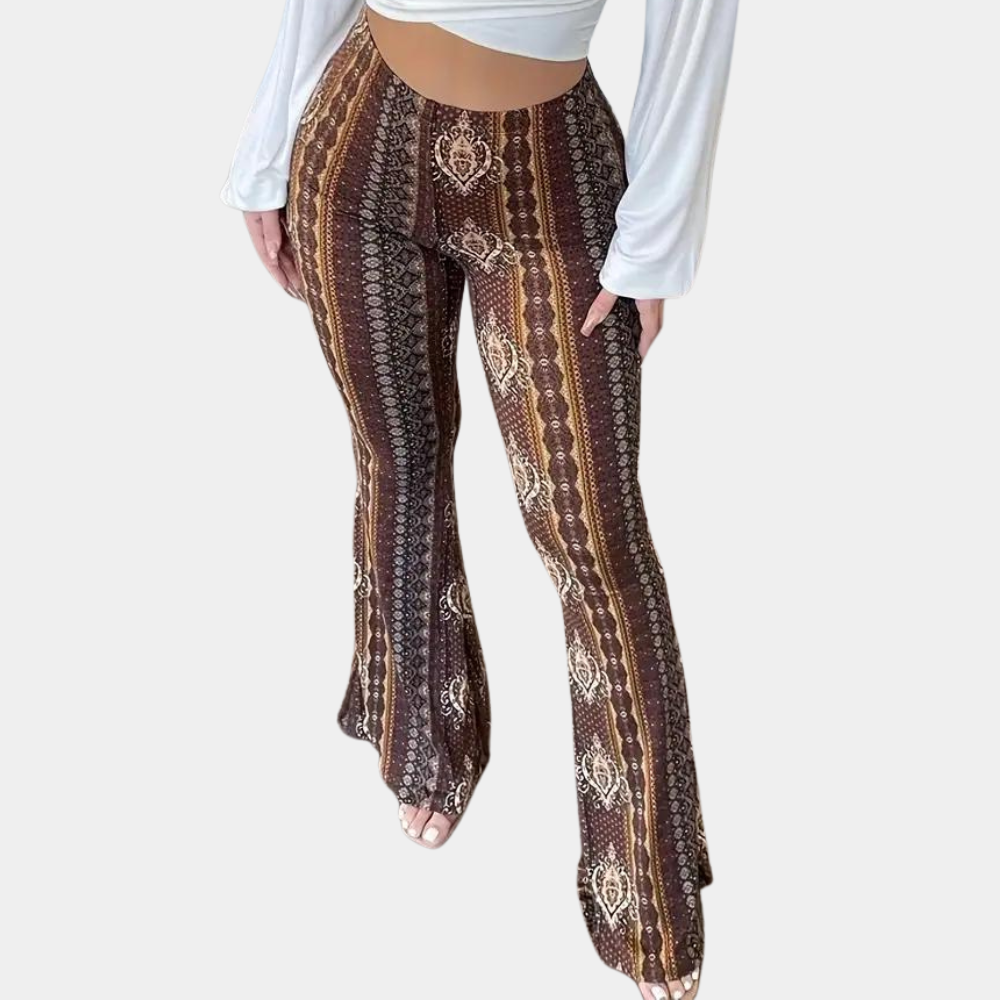 AS | Dámské rozšířené kalhoty v boho stylu