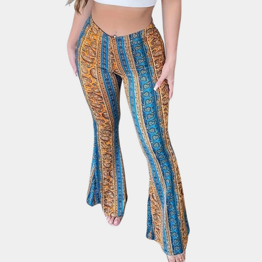 AS | Dámské rozšířené kalhoty v boho stylu