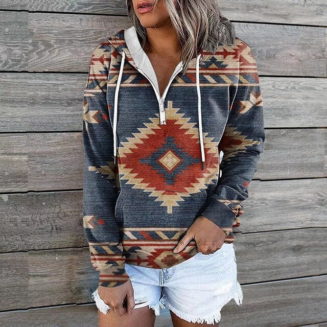 AS | Etnické mikiny s kapucí