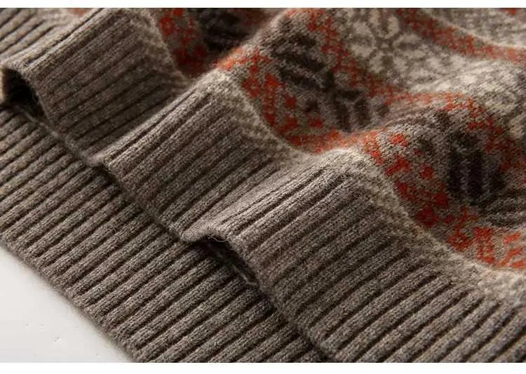 AS | Elegantní svetr s vintage vzorem