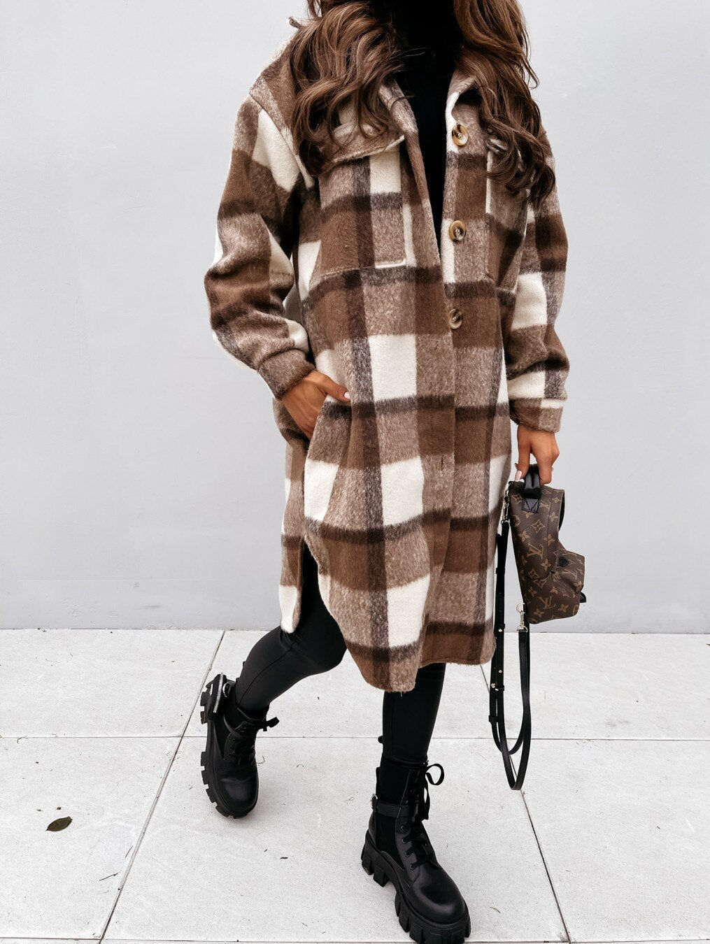 AS | Long Plaid Jacket™: Pro ženy