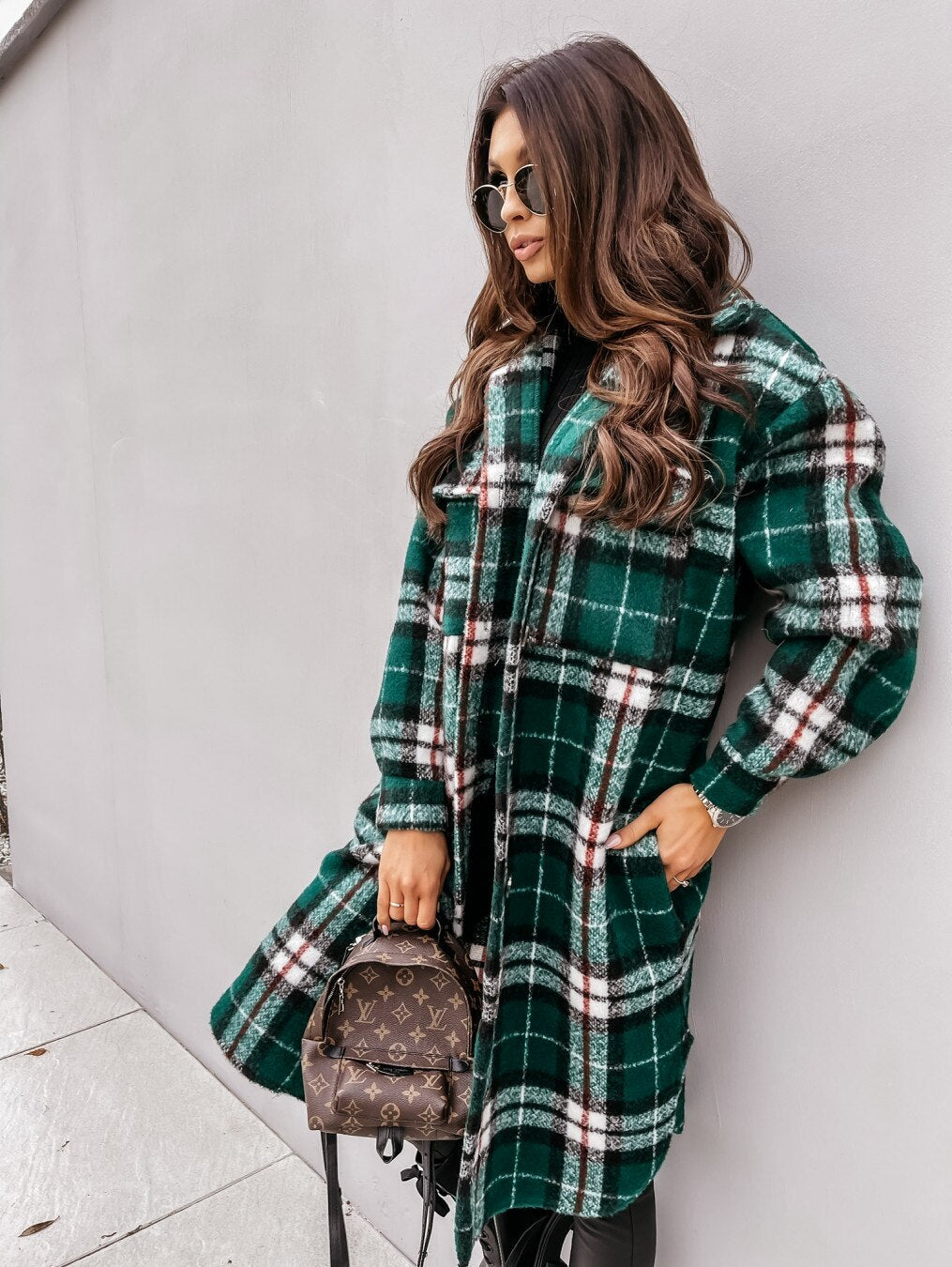 AS | Long Plaid Jacket™: Pro ženy