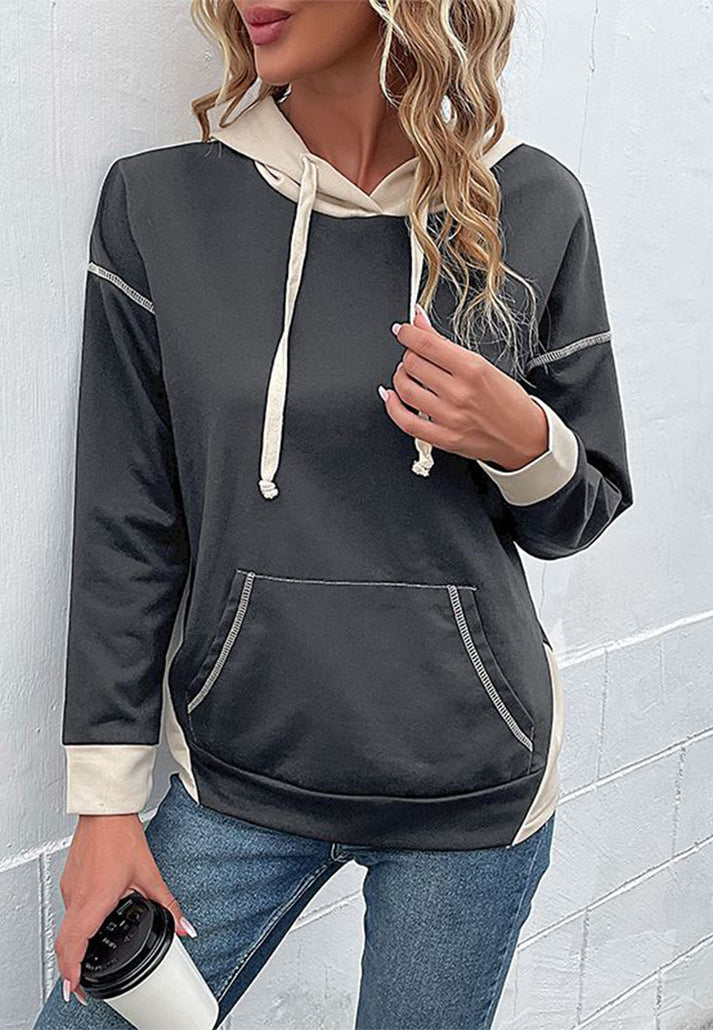 AS | Ležérní a uvolněná zimní mikina s kapucí