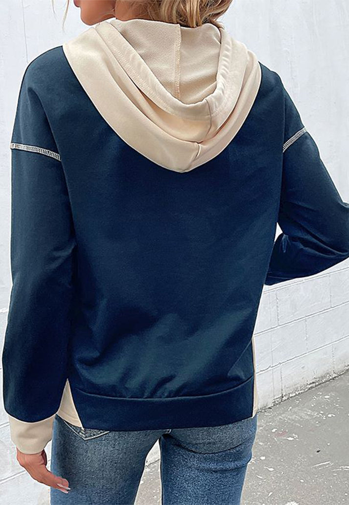 AS | Ležérní a uvolněná zimní mikina s kapucí