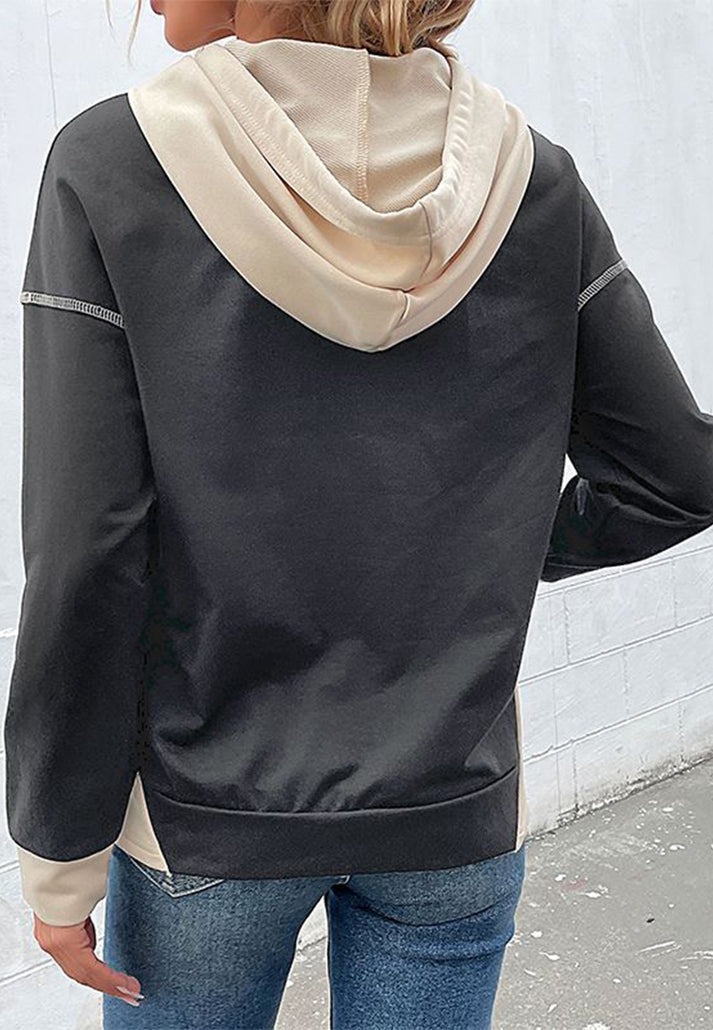 AS | Ležérní a uvolněná zimní mikina s kapucí