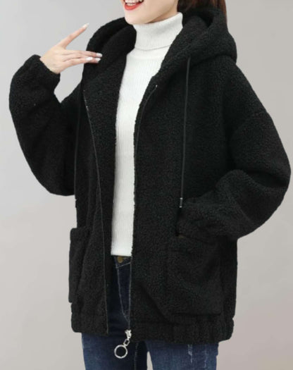 AS | Pohodlná plyšová bunda pro ženy