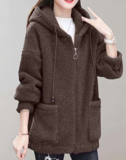 AS | Pohodlná plyšová bunda pro ženy