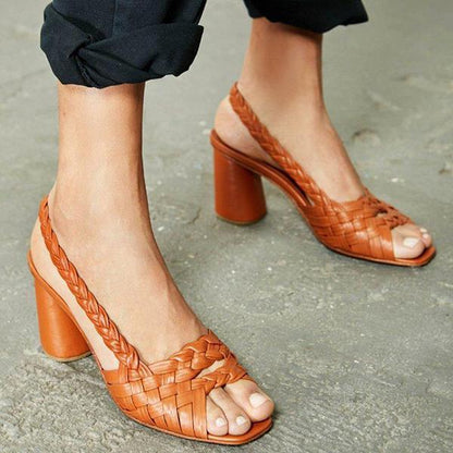 AS | Elegantní vysoké podpatky Vintage sandály