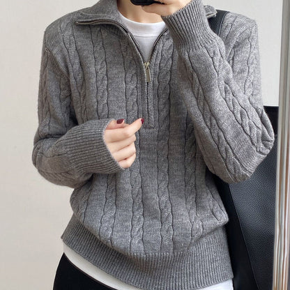 AS | Trendy svetr na zip
