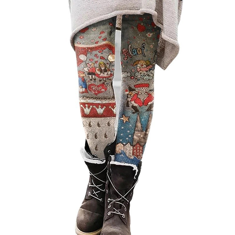 Vyleštěný a hravý Kalhoty