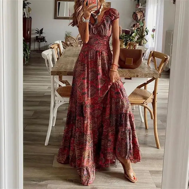 AB | Elegantní šaty s elastickým pasem