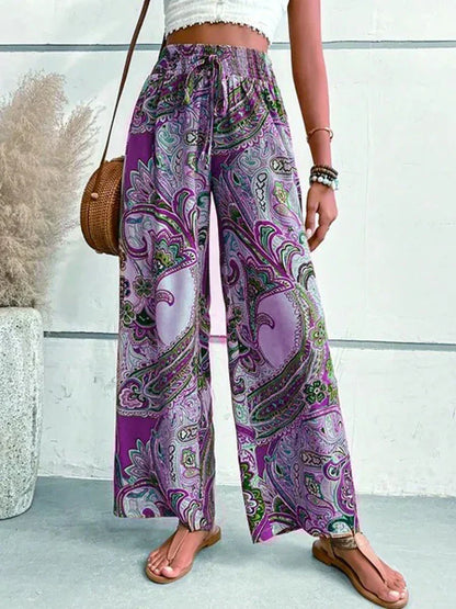 AS | Boho kalhoty s vysokým pasem