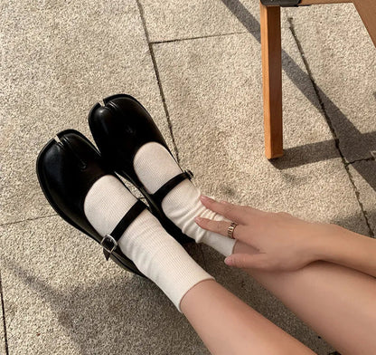 AS | Kožené boty s dělenou špičkou