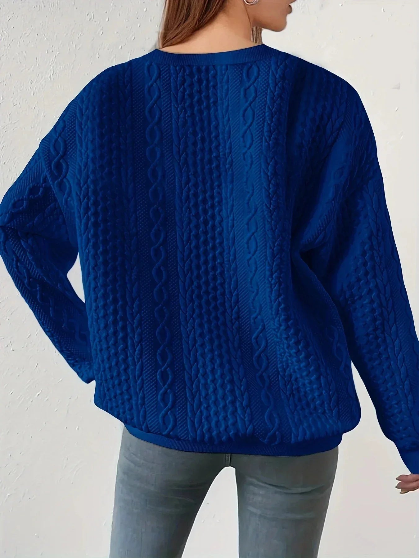 AS | Mikina s kulatým výstřihem a dlouhými rukávy