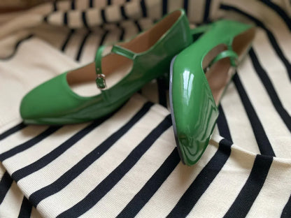 AS | Nízký podpatek mělké ústa kulaté Toe boty