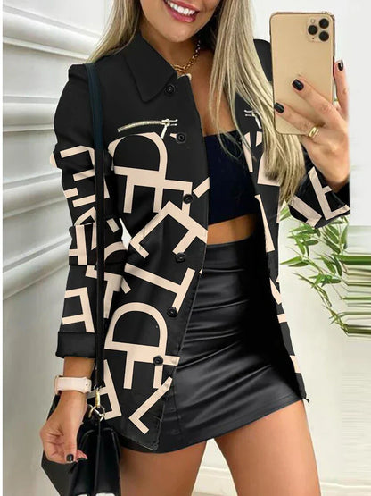 AS | Elegantní geometrická bunda pro ženy